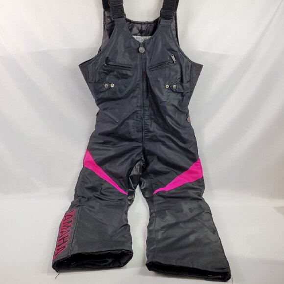 Yamaha Vintage Snowmobile Skidoo Pants Bibs Women's size 2 - Picture 1 of 6